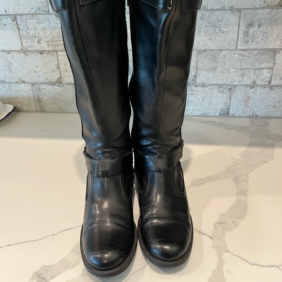 AEROSOLES Tall Black Boots, Size 8 - Picture 2 of 13